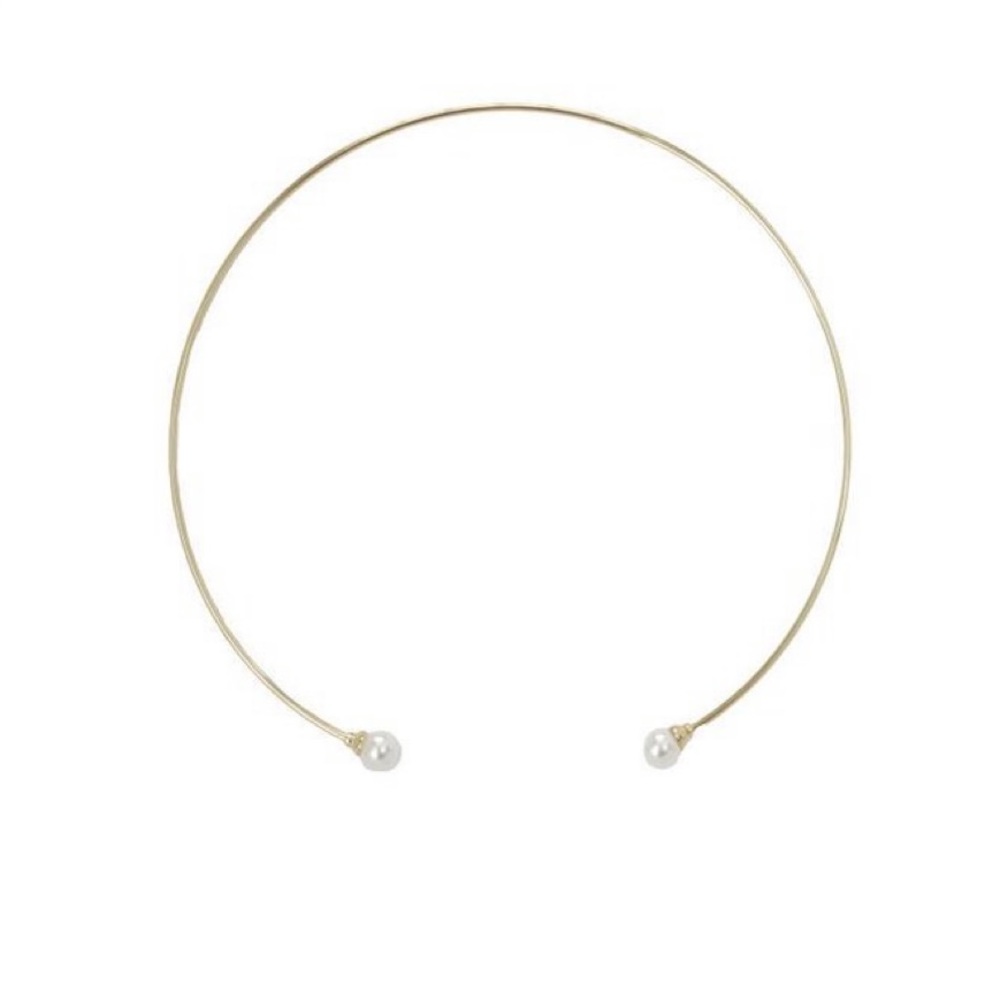 Derng Double Pearl Choker